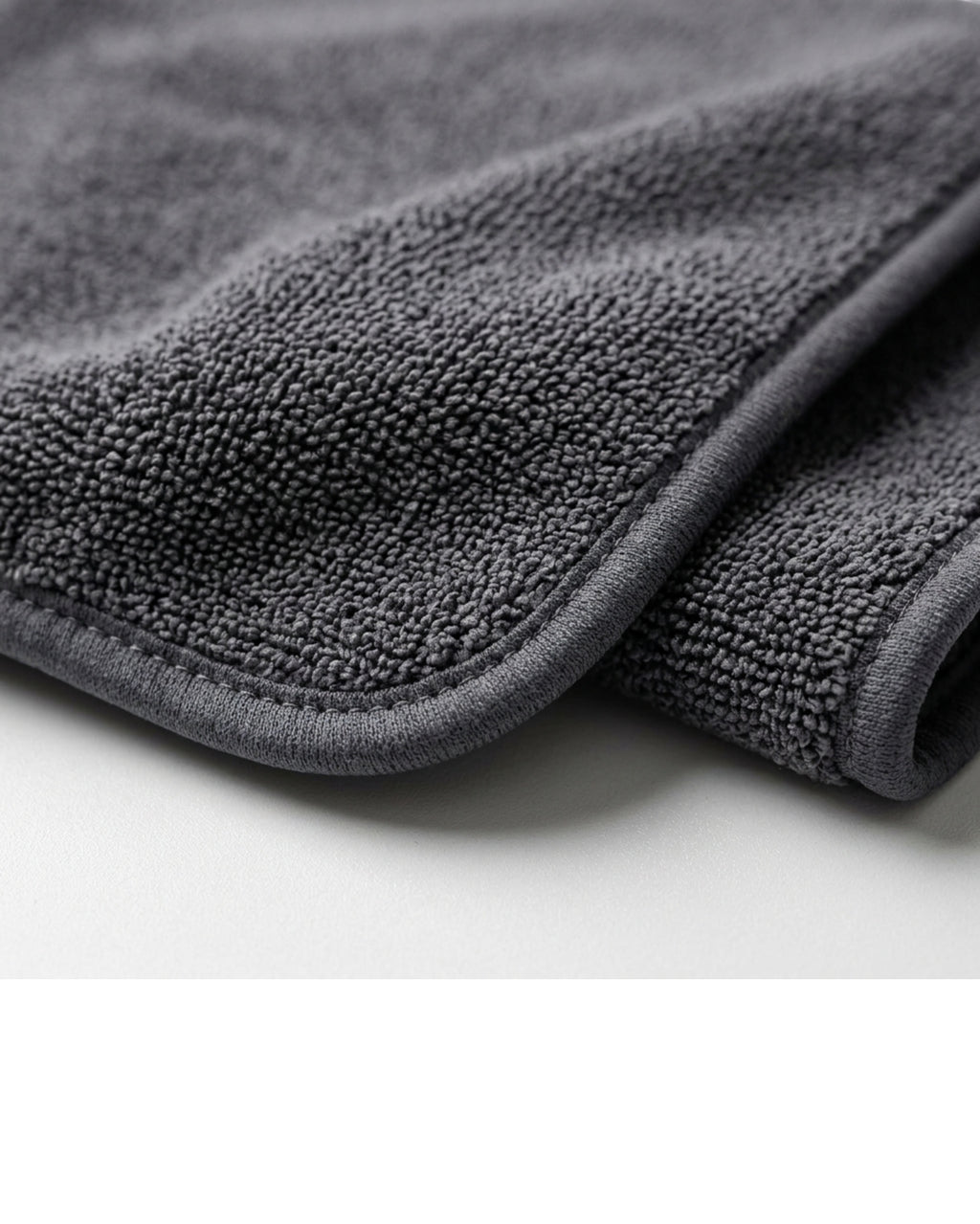Mvftr Twisted Loop Microfiber Car Drying Towel Set of 2 Graphite - Detail view