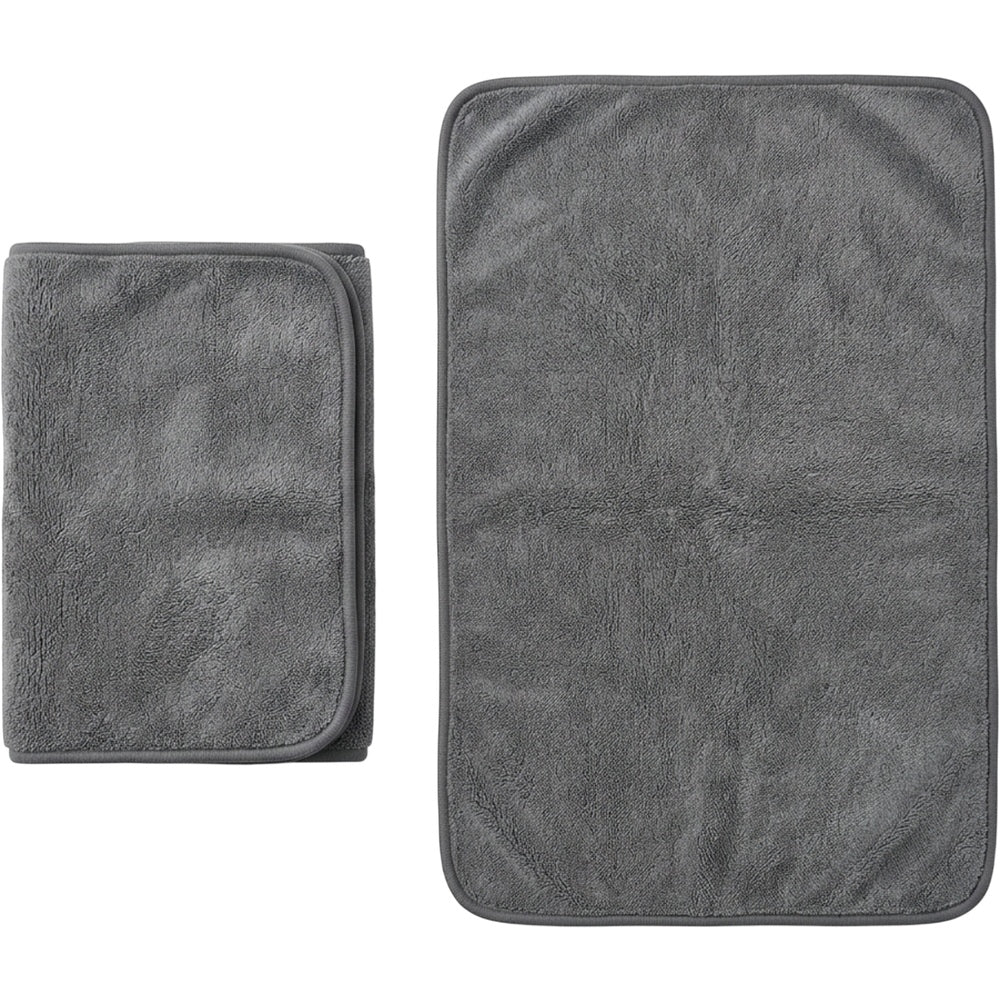 Mvftr Twisted Loop Microfiber Car Drying Towel Set of 2 Graphite - Product view